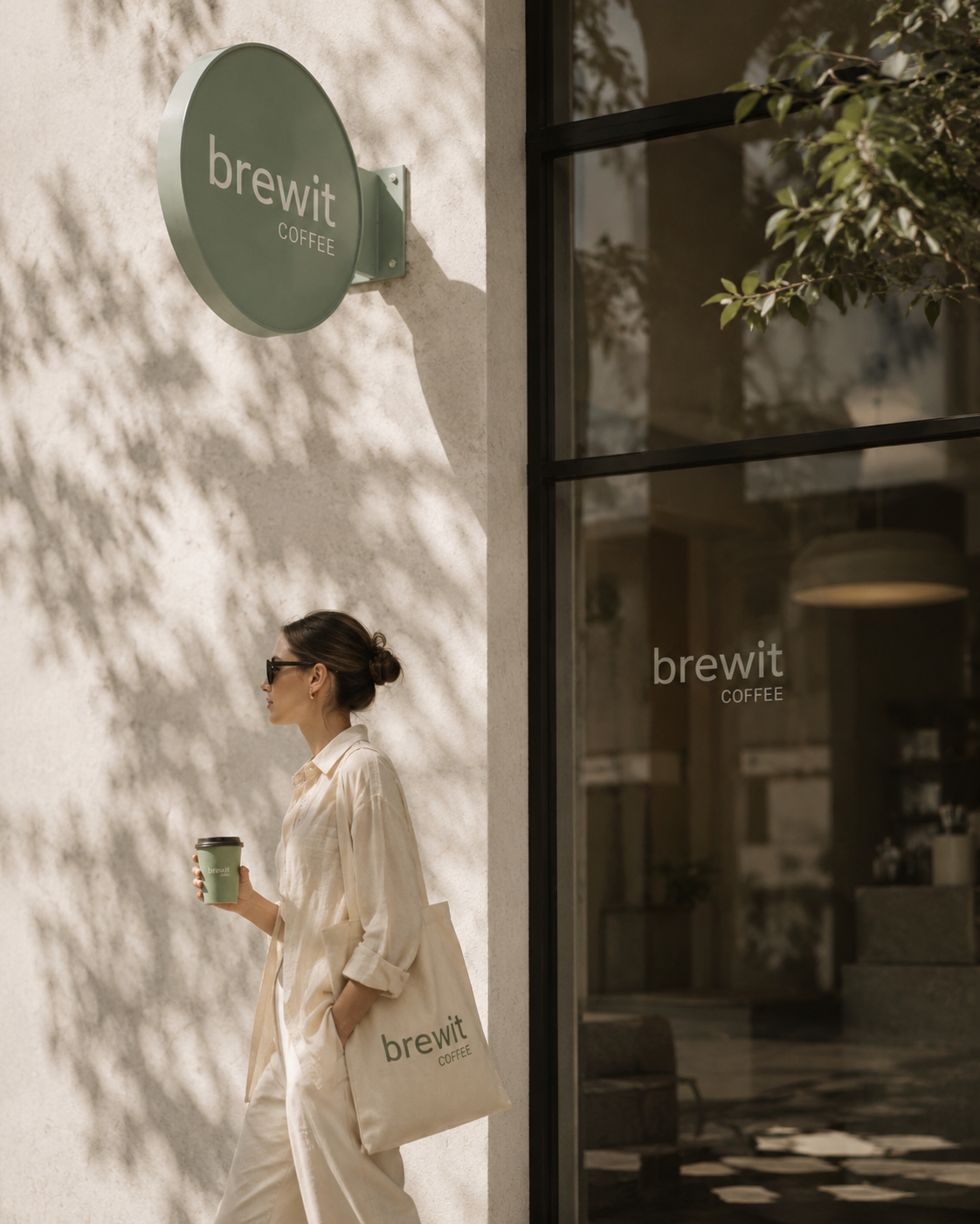 Interior Brewit Coffee, Providencia